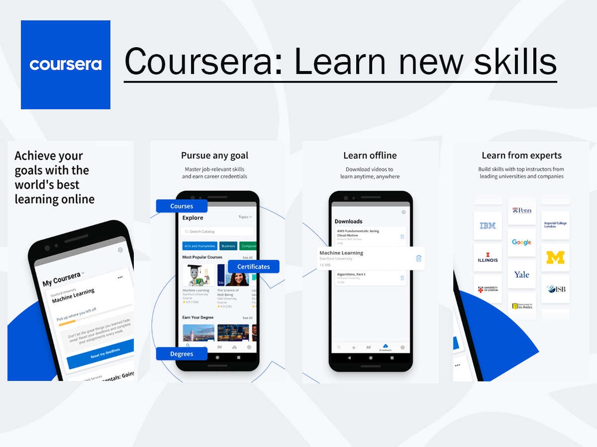 Приложение Coursera