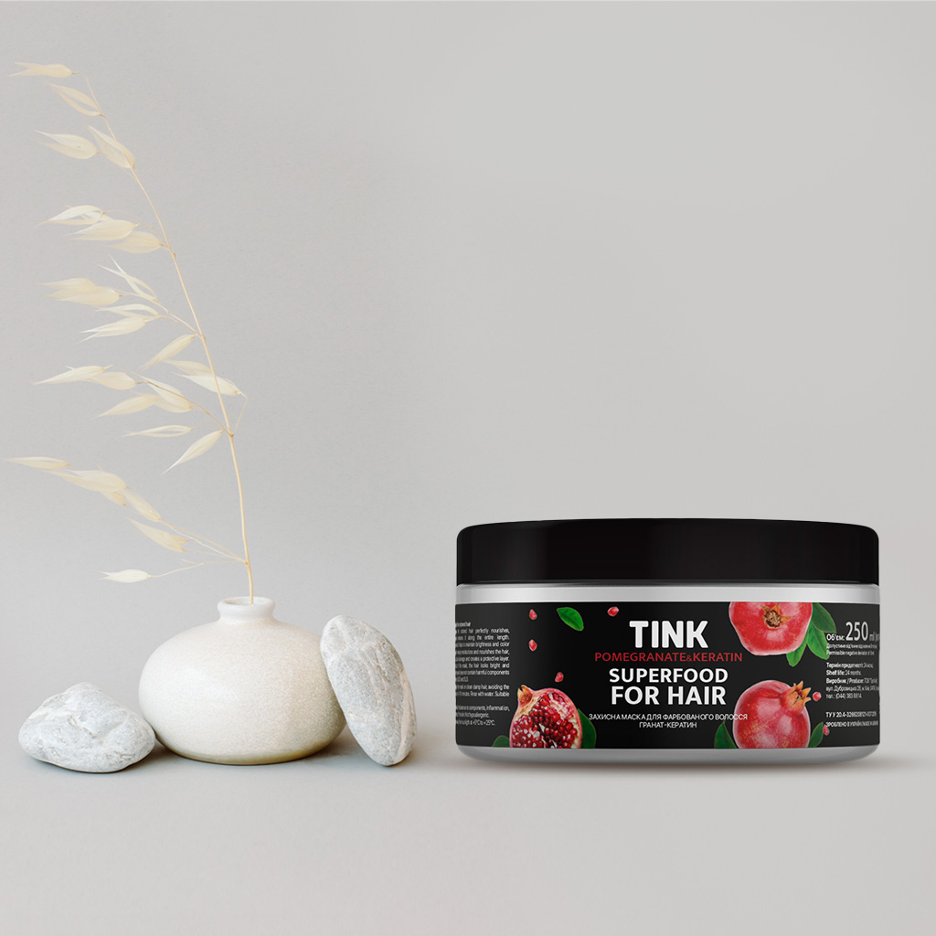 Маска Tink SuperFood For Hair Pomegranate & Keratin Mask