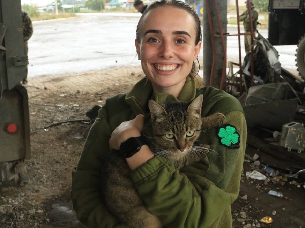Маргарита Ривчаченко с котом