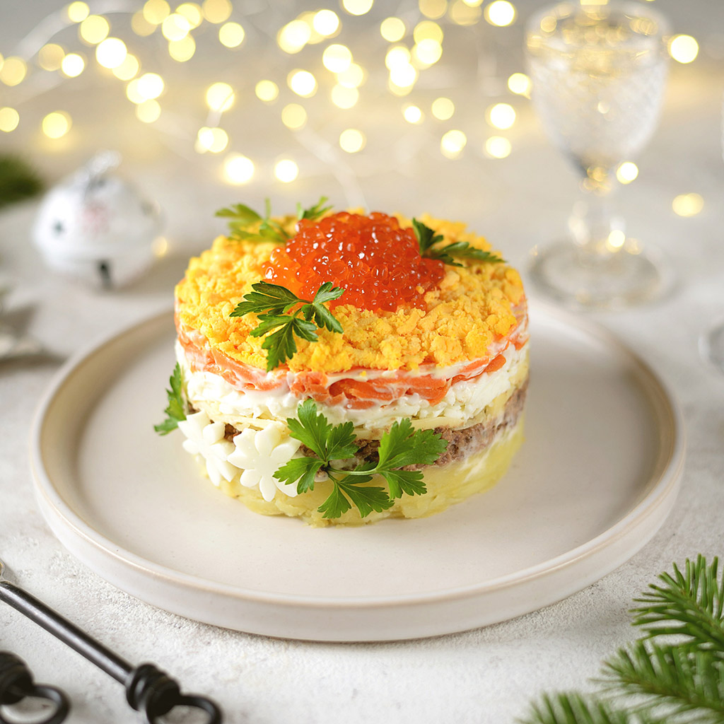 Рецепты на Новый год: красивые закуски на новогодний стол с фото