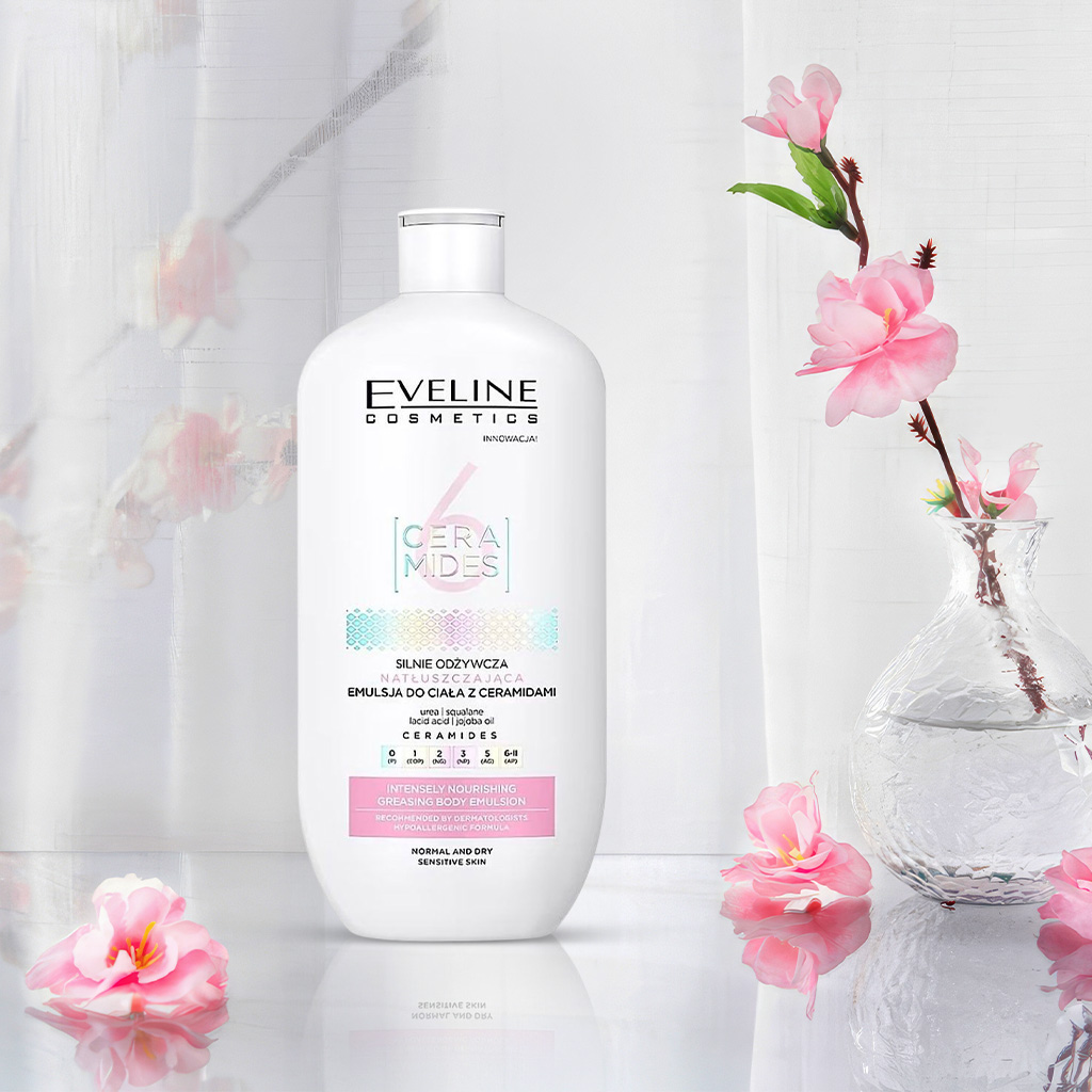 Eveline 6 Ceramides Intensely Nourishing Greasing Body Emulsion