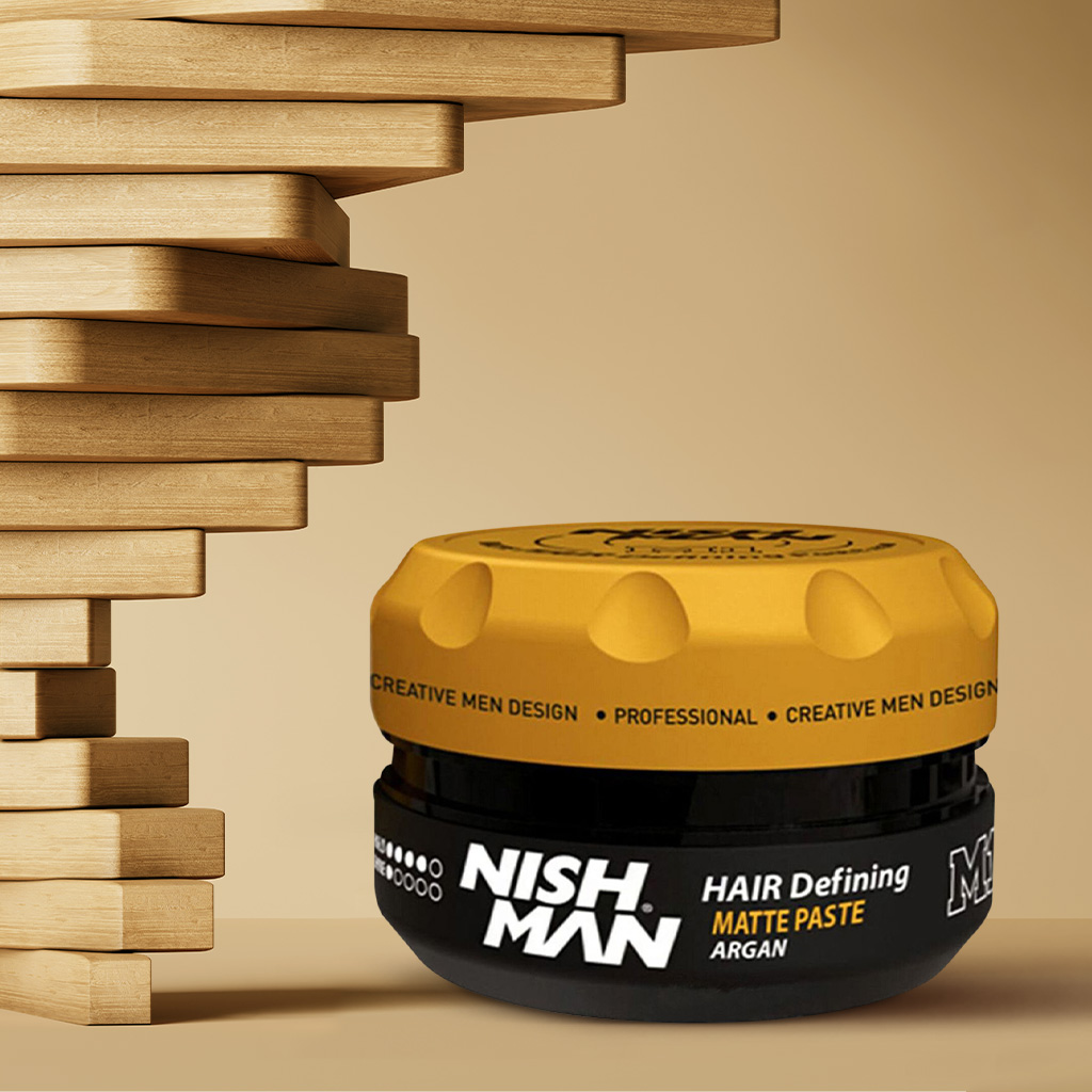 04 Nishman Hair Defining Matte Paste Argan M1 (654)