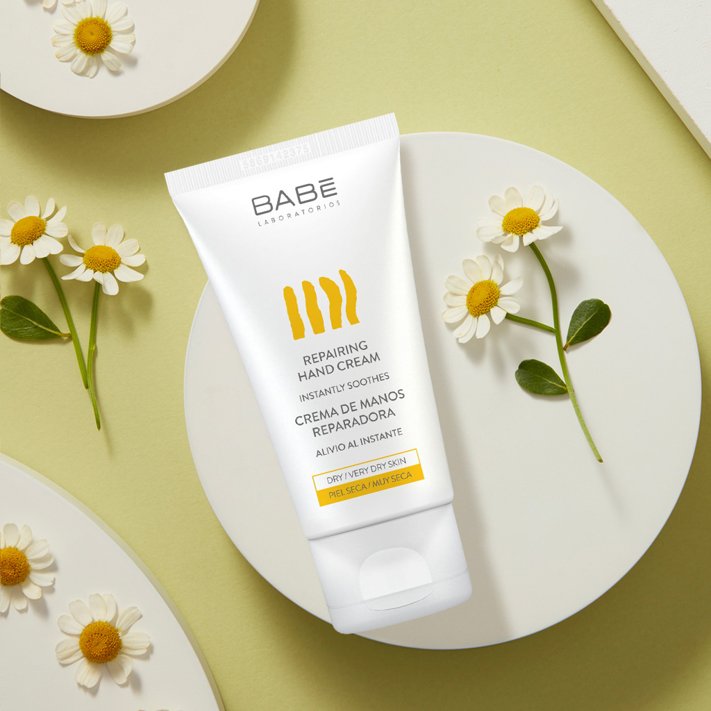 03 Відновлювальний крем для рук BABE Laboratorios Repairing Hand Cream (971)