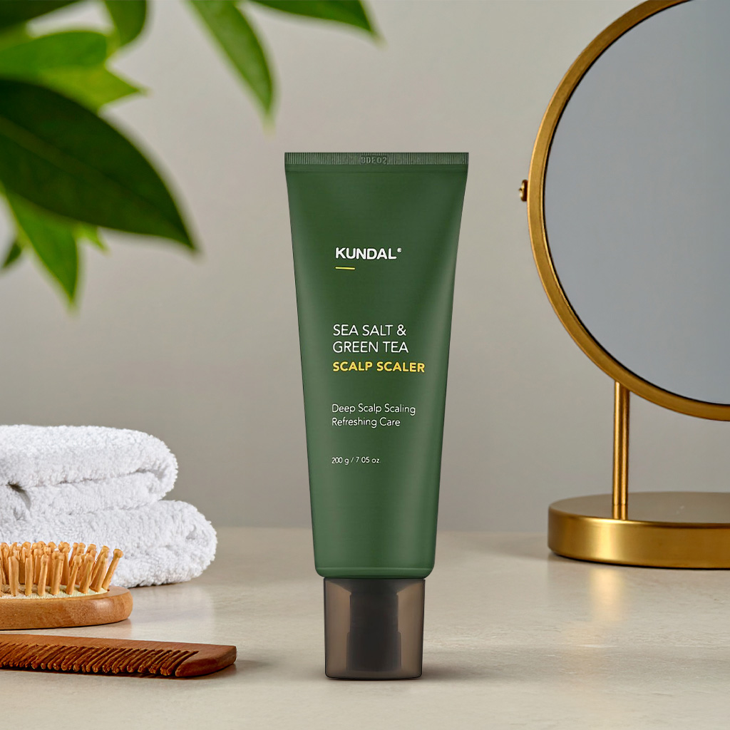 Kundal Sea Salt & Green Tea Scalp Scaler