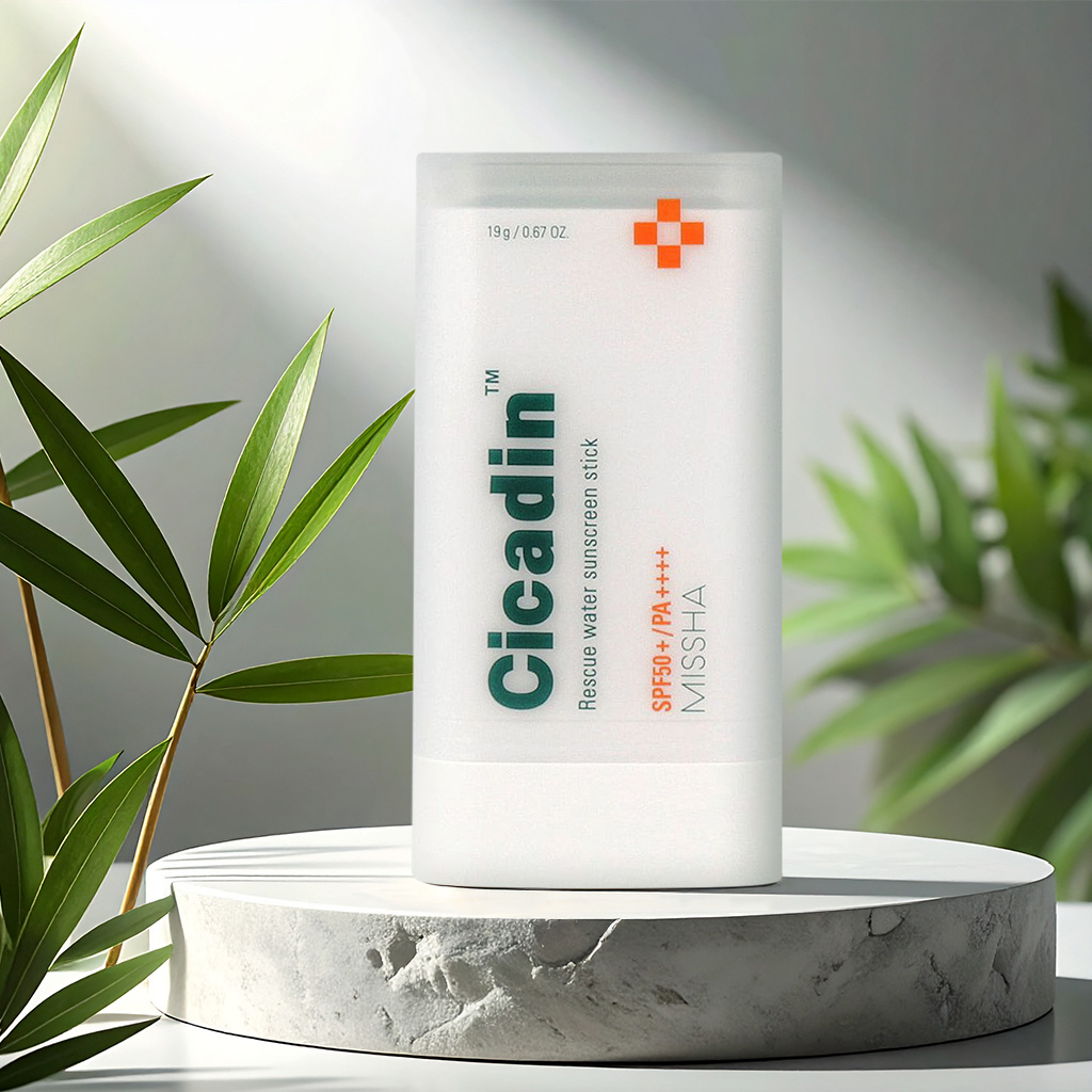06 Missha Cicadin Rescue Water Sunscreen Stick, SPF 50+ PA++++ (433)