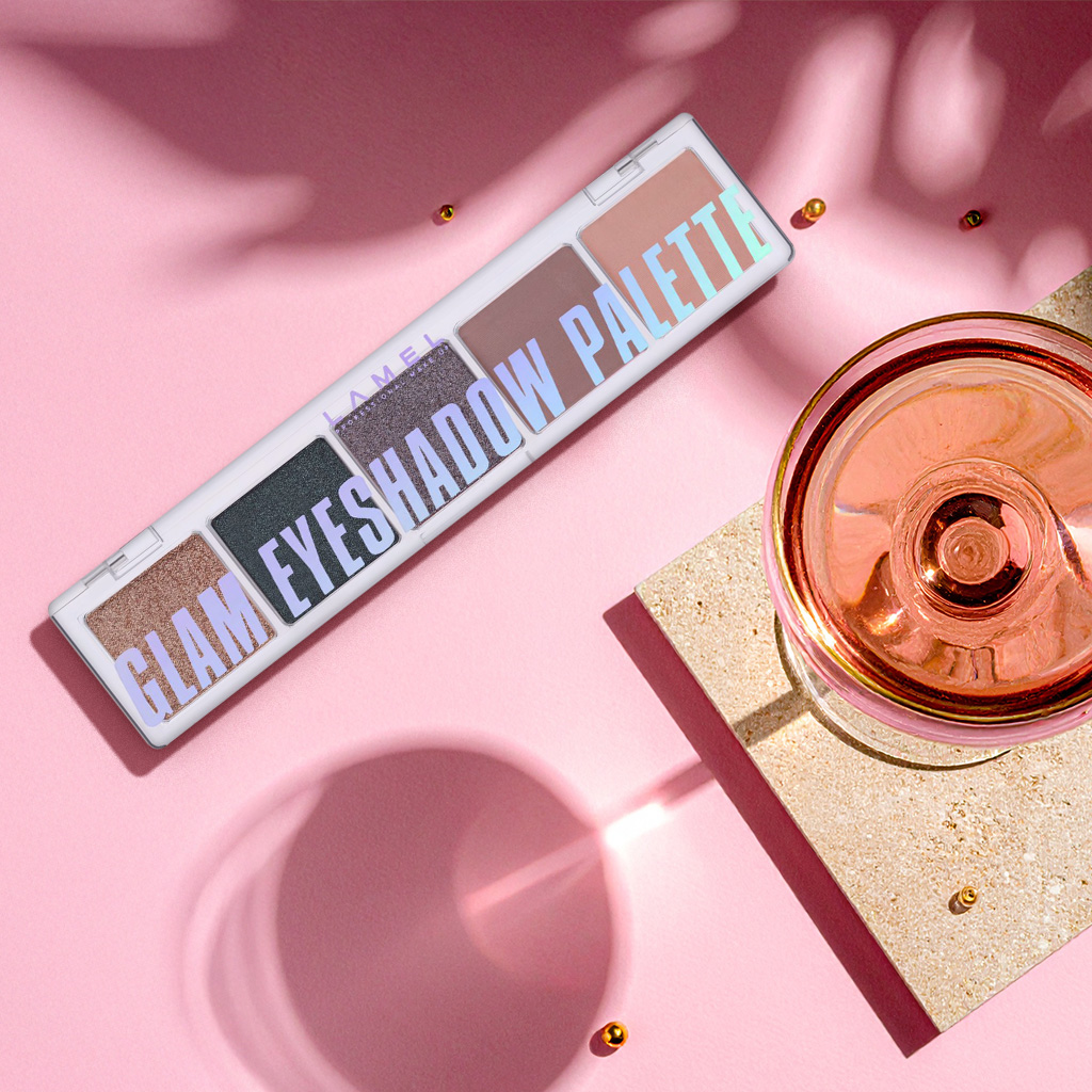 08 LAMEL Make Up Glam Eyeshadow Palette (185)