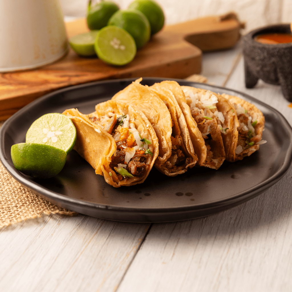 Кукурузные «тако» с ветчиной