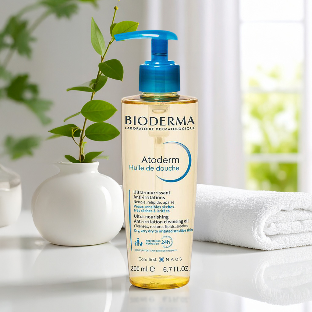 02 Bioderma Atoderm Ultra-Nourrishing Anti-Irritation Cleansing Oil (1515)
