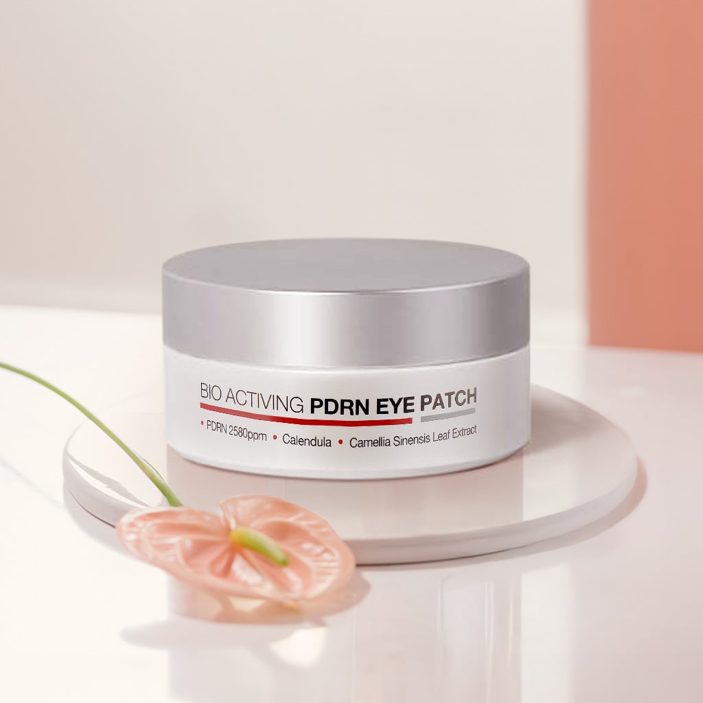 9 Патчі під очі з полінуклеотидами DERMALINE Bio Activing PDRN Eye patch