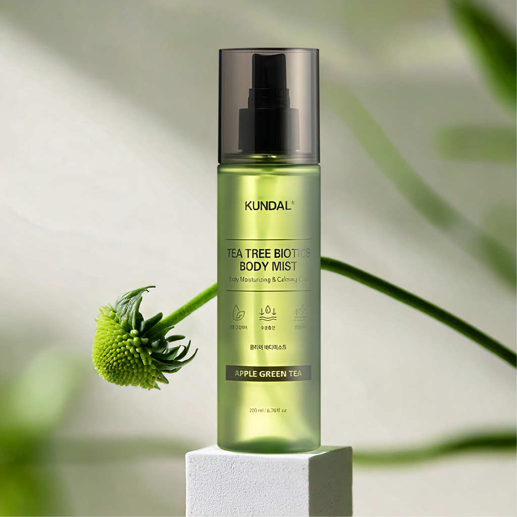 01 Спрей для тіла Kundal Tea Tree & Biotics Body Mist Apple Green Tea (1539)