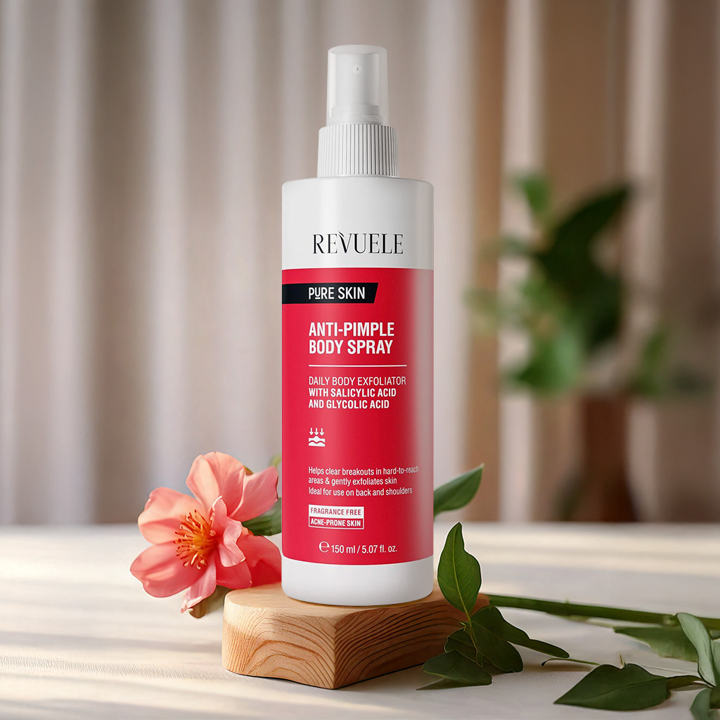 02 Спрей для тіла Revuele Pure Skin Anti-Pimple Body Spray (1521)