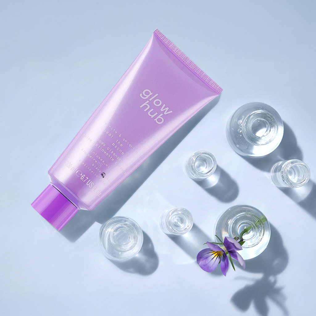 08 Очищуючий засіб для тіла Glow Hub Purify & Brighten Beat The Bacne Body Cleanser (325)