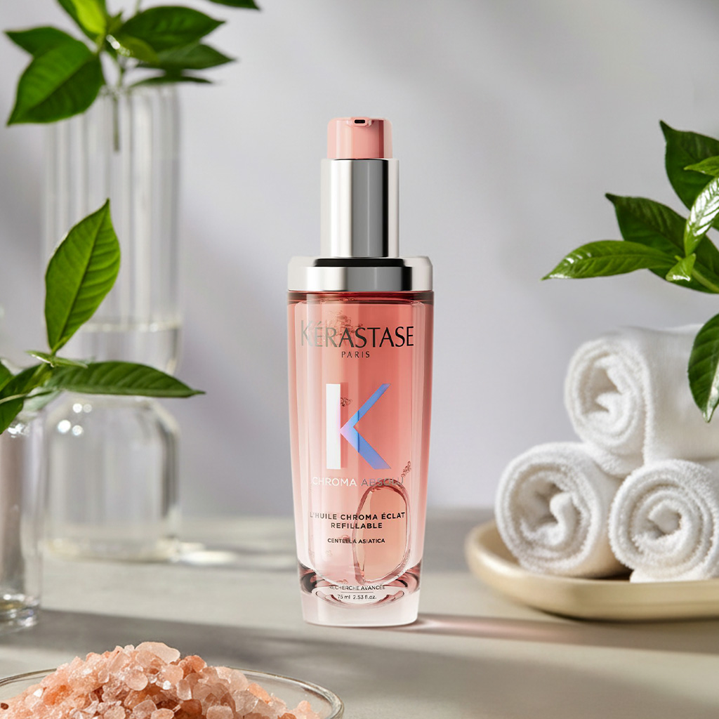 3_3 Kerastase Chroma Absolu L'Huile Chroma Eclat Radiance Sublimating Oil Refillable (11)