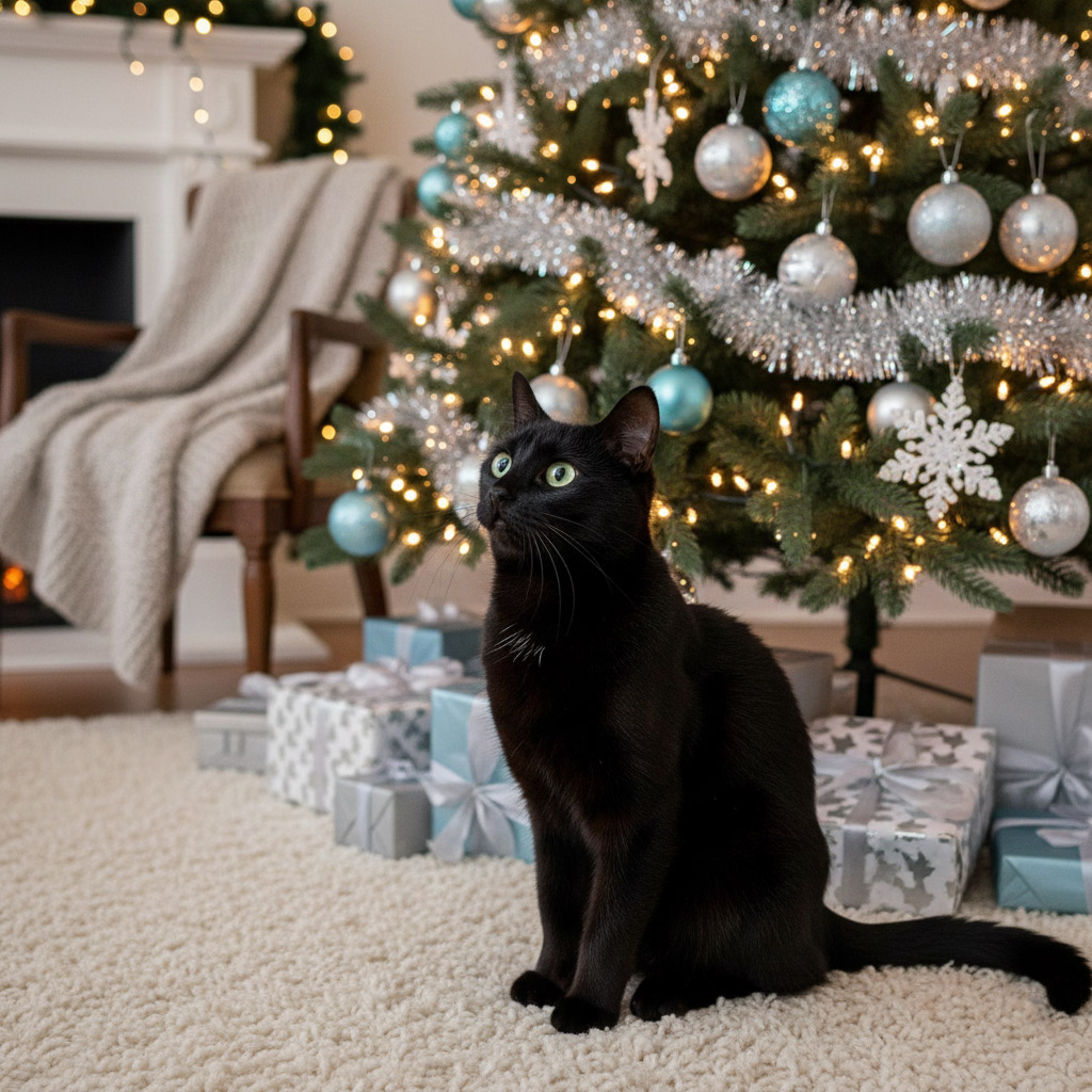 4-Як-прикрасити-ялинку,-якщо-в-будинку-живе-кіт