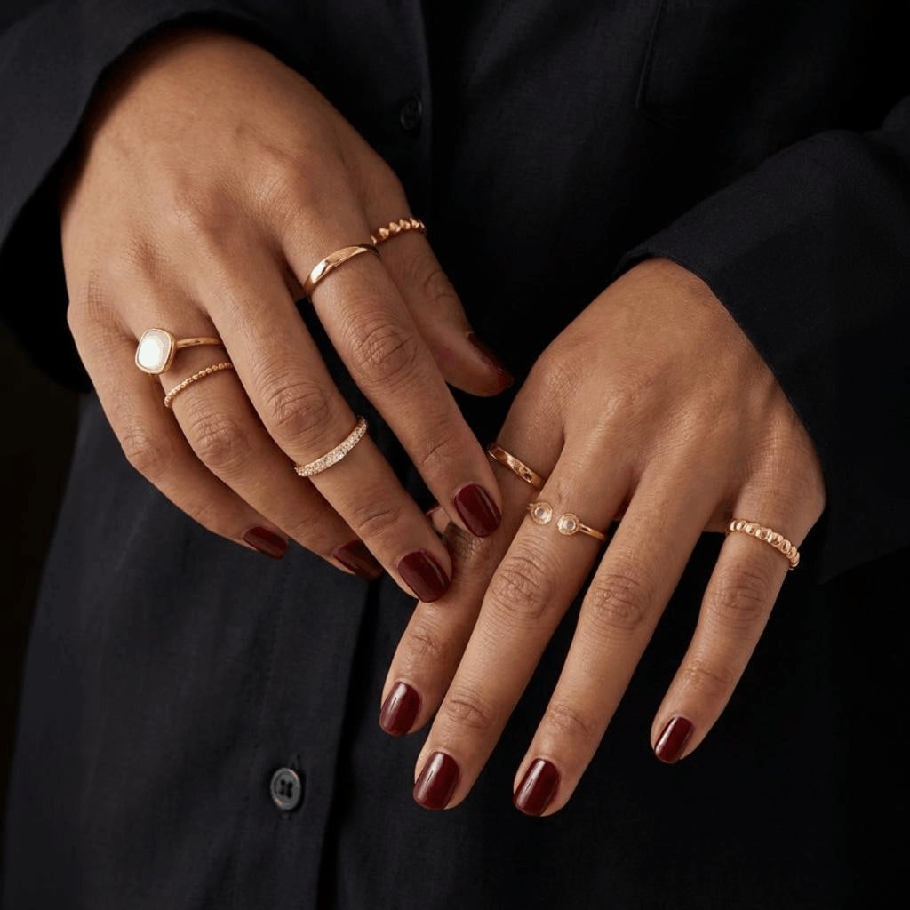 1 Як стильно носити каблучки