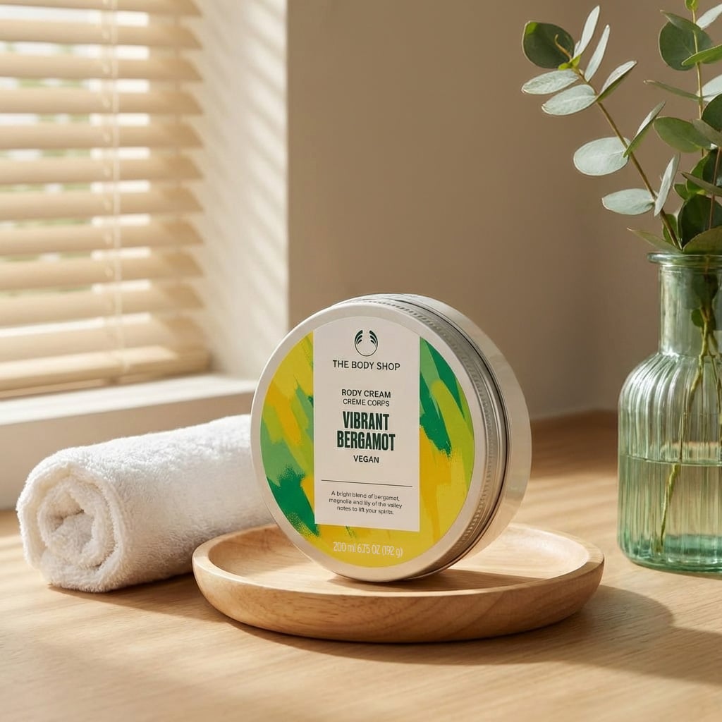 04 The Body Shop Vibrant Bergamot Body Cream (986)