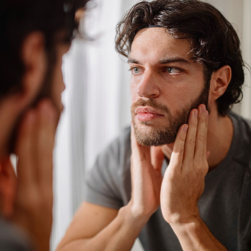 очищення бороди