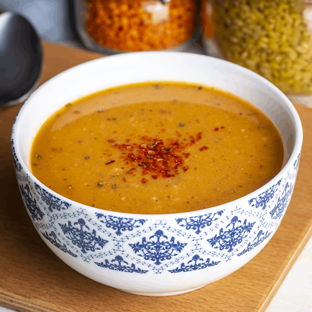 Пісний суп з сочевиці