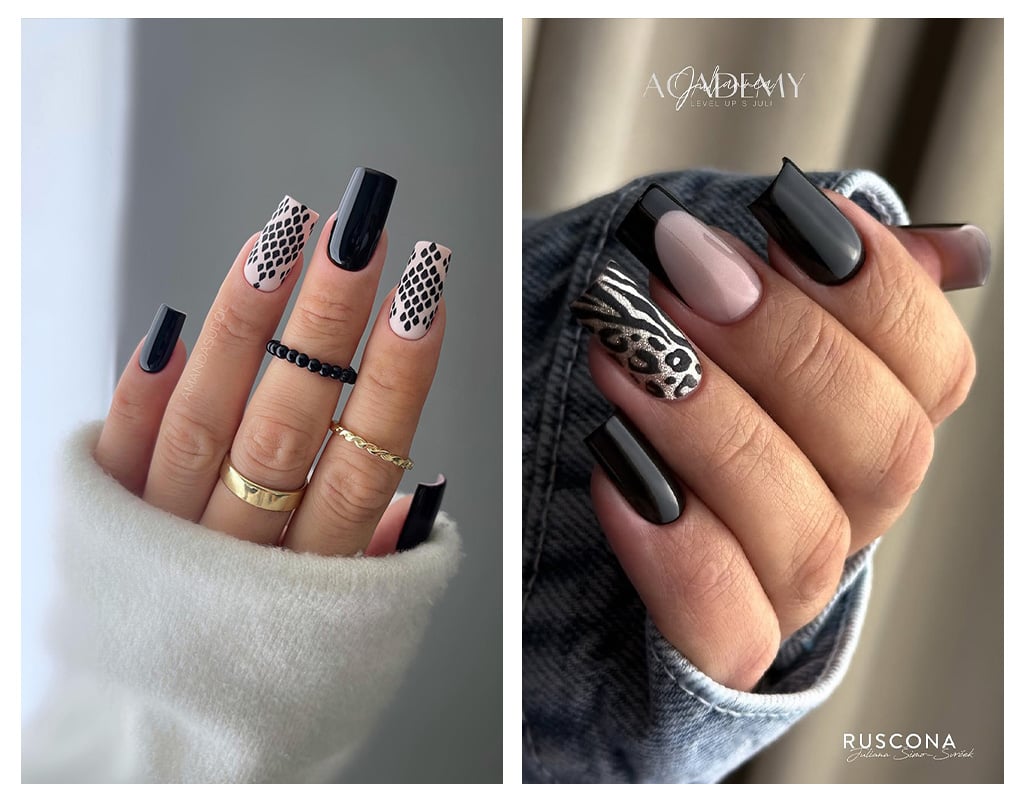 Чорний манікюр