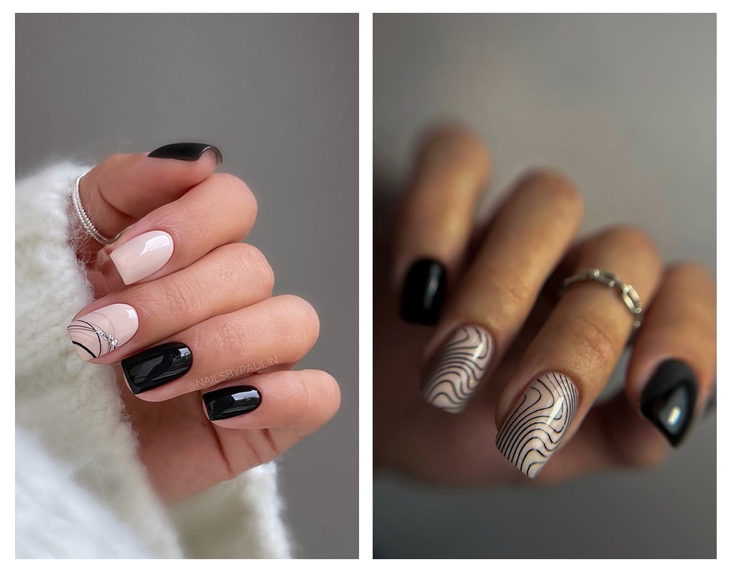 Чорний манікюр