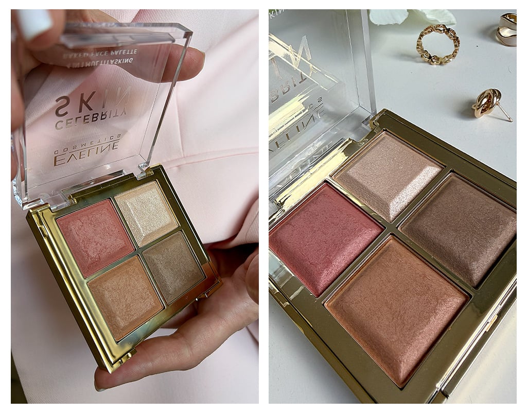 02 Eveline Cosmetics Celebrity Skin 4 In 1 Multitasking Baked Face Palette (1015)