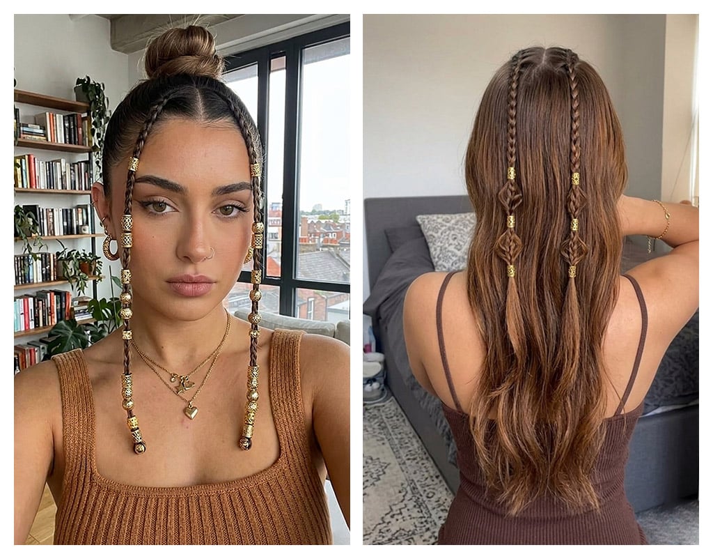 Намистини у волоссі: ідеї зачісок та все про трендовий аксесуар