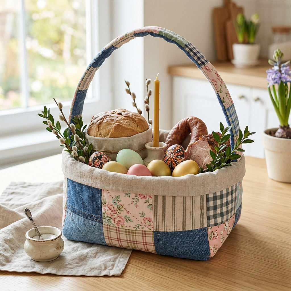 10-Кошик-із-тканинних-клаптиків-у-стилі-печворк