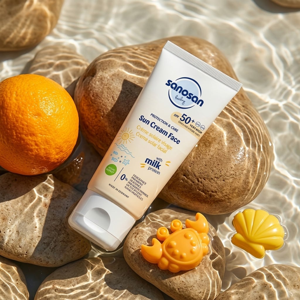 04 Sanosan Baby Sun Cream Face SPF50+ (1024)