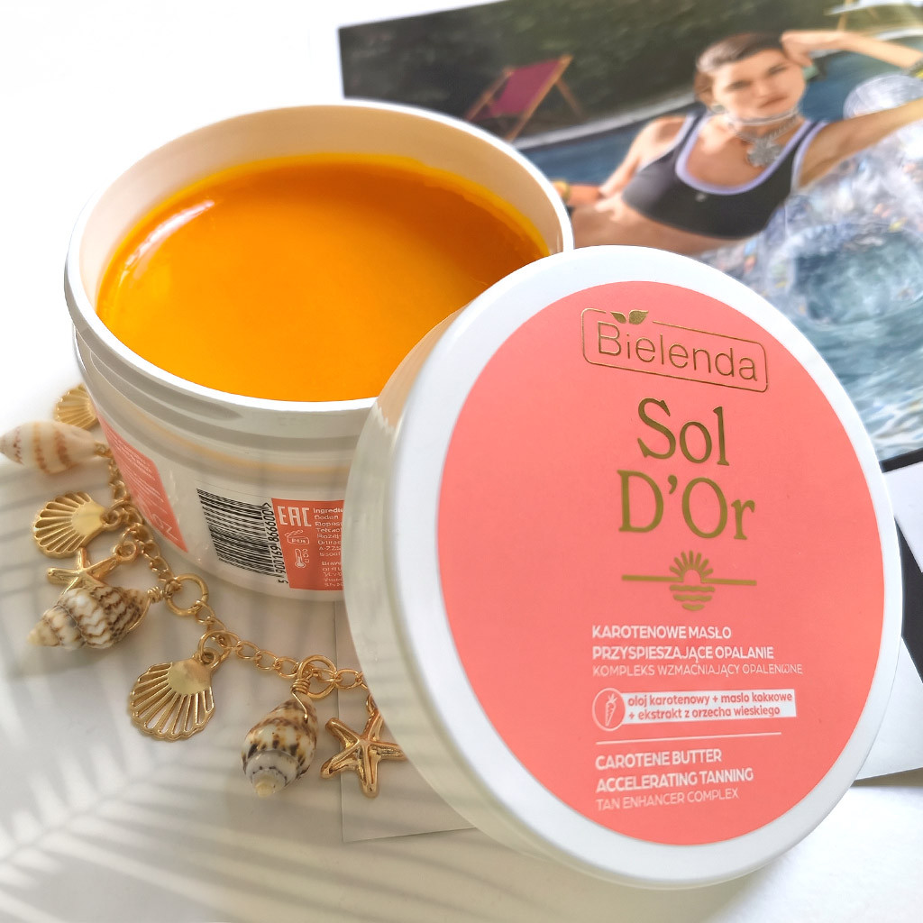 Каротинова олія Bielenda Sol D'Or Carotene Butter для прискорення засмаги