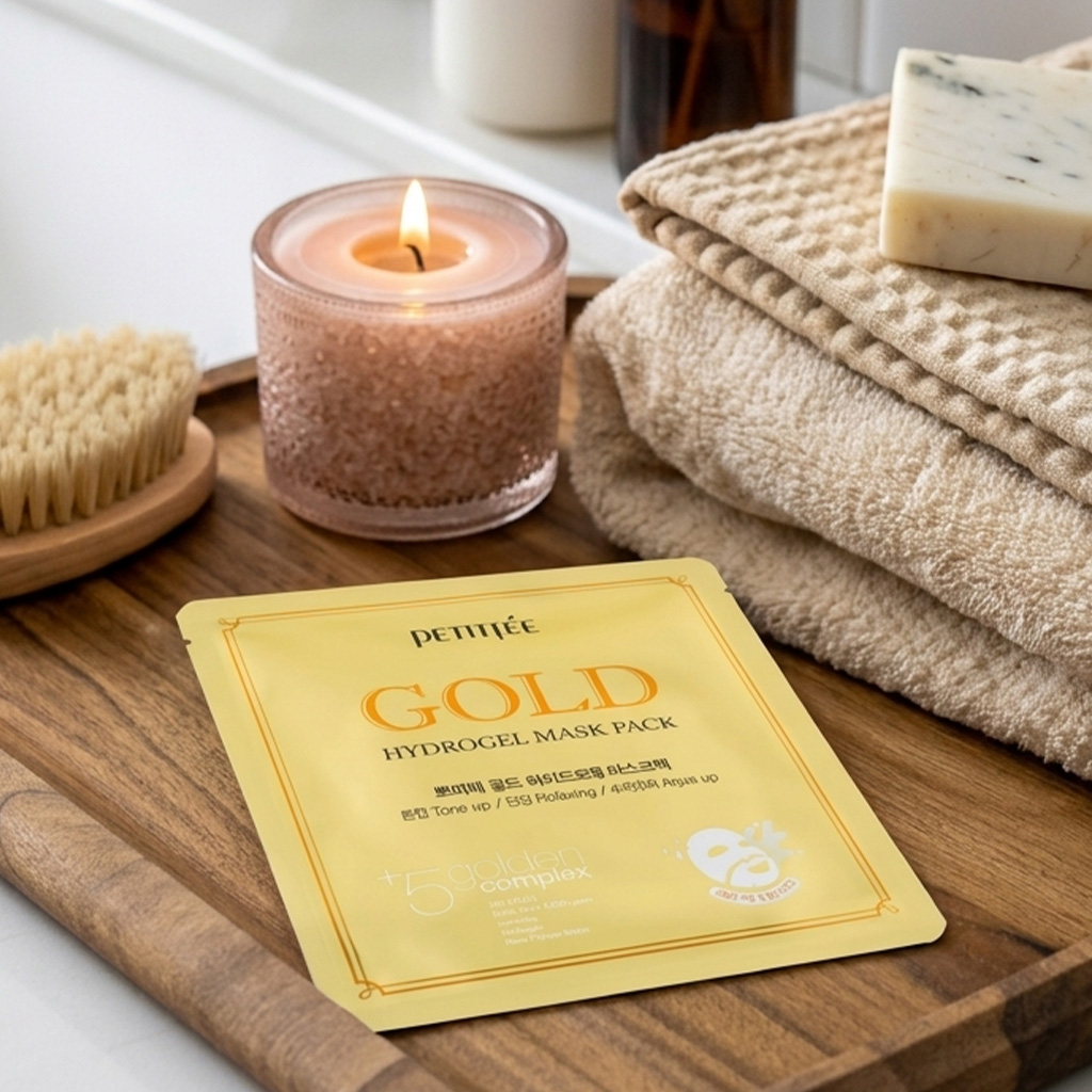 03 Petitfee & Koelf Gold Hydrogel Mask Pack (1669)