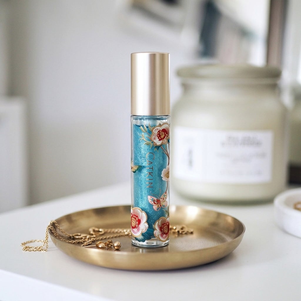 Catkin Serum Plumping Lip Gloss, C01 Sapphire Ocean
