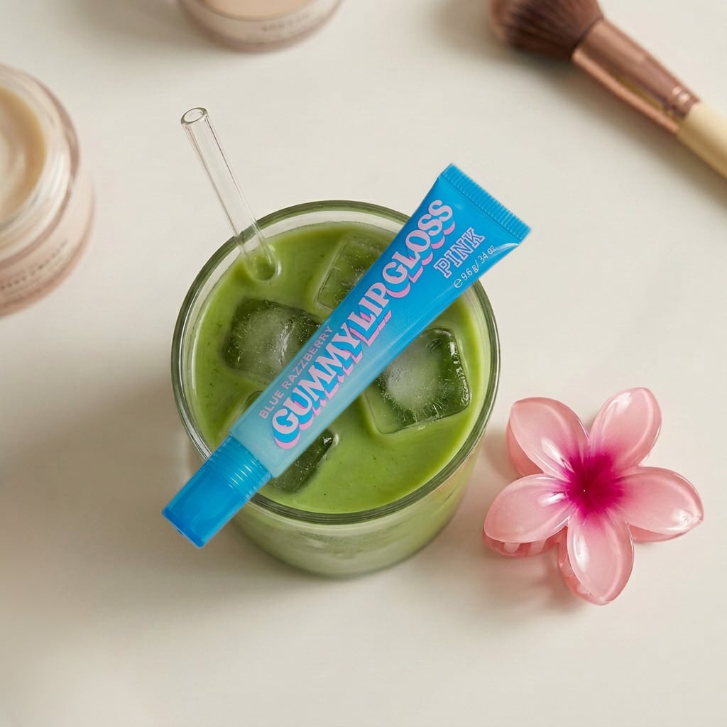 Victoria's Secret Pink Gummy Lip Gloss, Blue Razzberry