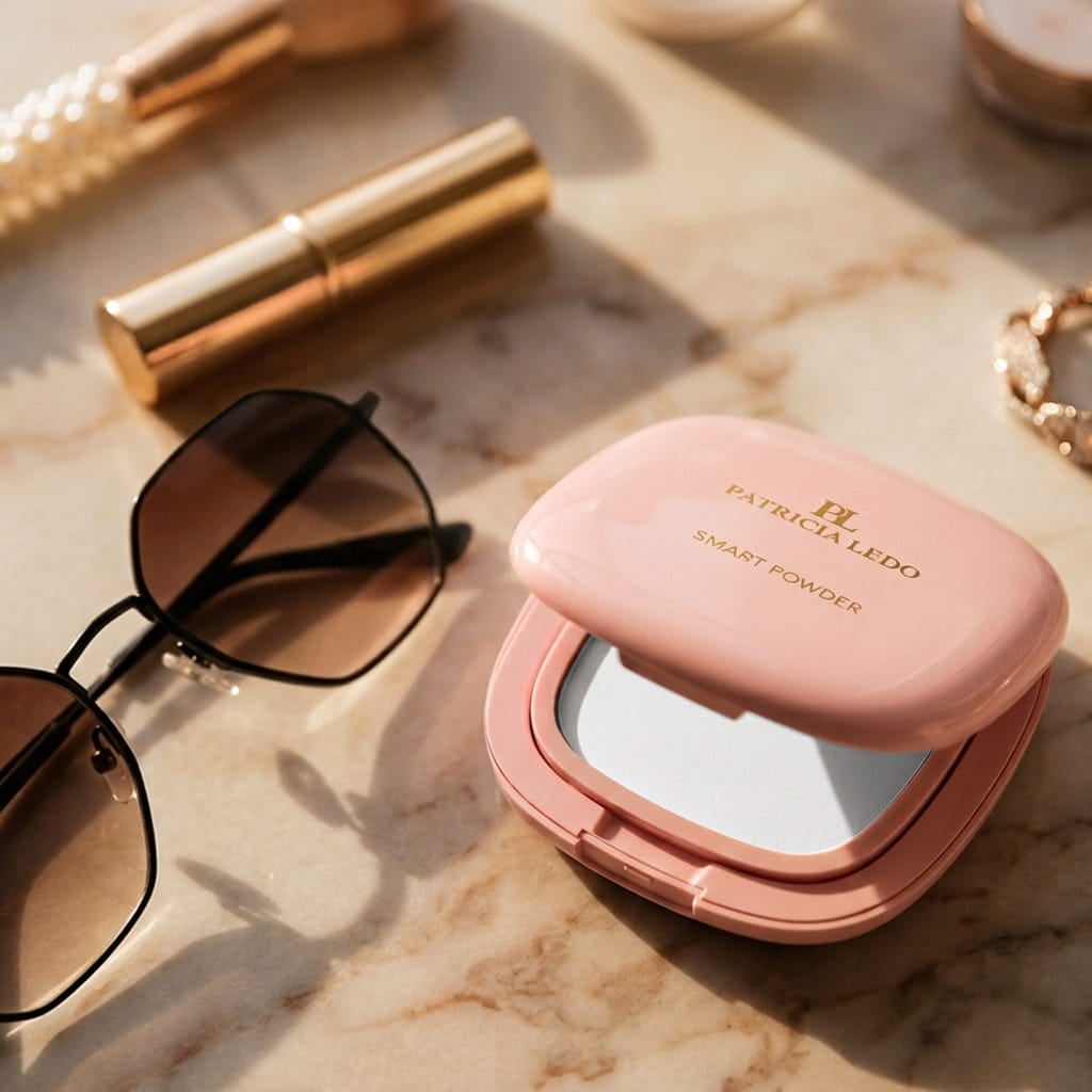 Компактна пудра для обличчя Patricia Ledo Smart Powder з LED дзеркалом